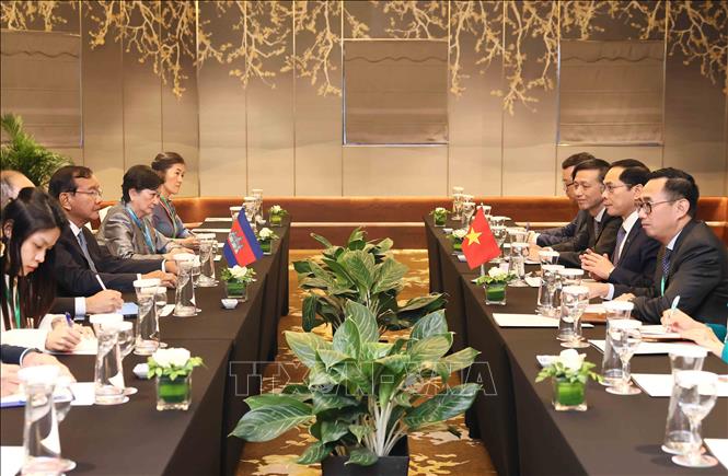 A view of the meeting. VNA Photo: An Đăng