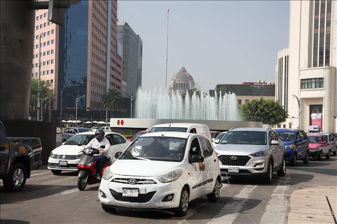 Khu vực trung tâm Thủ đô Mexico City. Ảnh: Phi Hùng - PV TTXVN tại Mexico