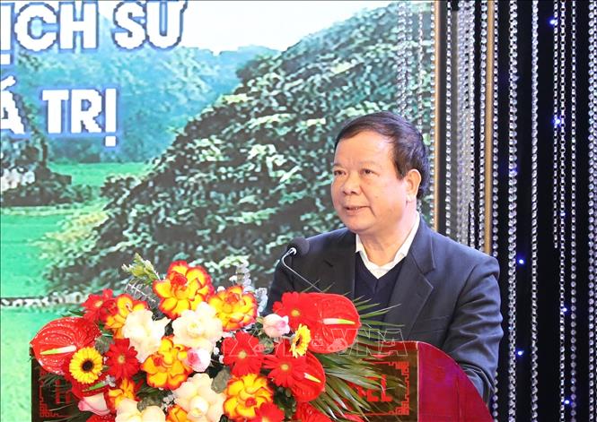 Giáo sư, Tiến sỹ Nguyễn Văn Kim, Phó Chủ tịch Hội đồng Di sản Văn hóa quốc gia, phát biểu tại Hội thảo. Ảnh: Đức Phương - TTXVN
