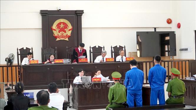 Quang cảnh phiên tòa. Ảnh: Nguyễn Thanh - TTXVN