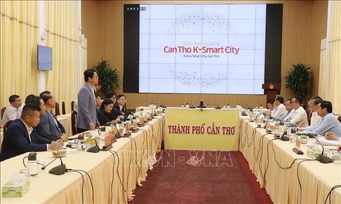 Quang cảnh buổi làm việc. Ảnh: Ngọc Thiện- TTXVN