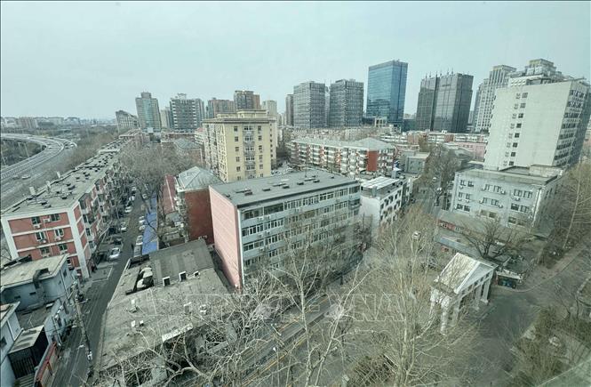 Bắc Kinh là một trong những địa phương tiến hành cải tạo chung cư cũ vượt mục tiêu kế hoạch đề ra. Ảnh: Công Tuyên-PV TTXVN tại Trung Quốc