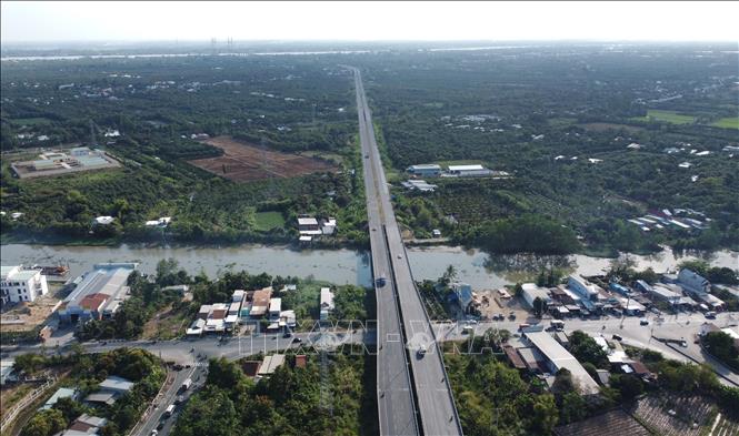 Dự án cao tốc Mỹ An - Cao Lãnh sẽ kết nối vào tuyến Cao Lãnh - Lộ Tẻ. Ảnh: Nhựt An - TTXVN