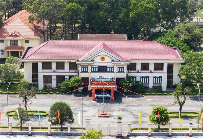 UBND huyện Dầu Tiếng. Ảnh: Hồng Đạt - TTXVN

