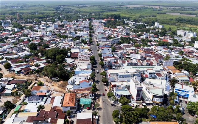 Đổi thay trên vùng đất cách mạng Dầu Tiếng 50 năm sau giải phóng. Ảnh: Hồng Đạt - TTXVN
