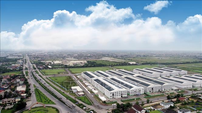 An Phat Complex Industrial Park in the northern province of Hai Duong is aiming to be a model of high-tech, green, and sustainable industrial park. VNA Photo: Tuấn Anh 