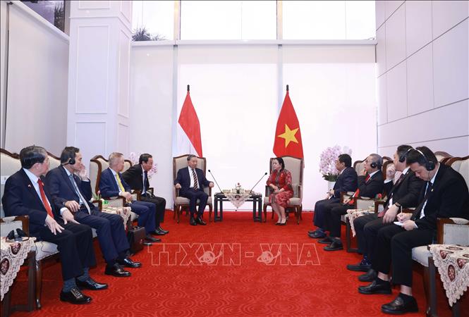 A view of the meeting. VNA Photo: Thống Nhất