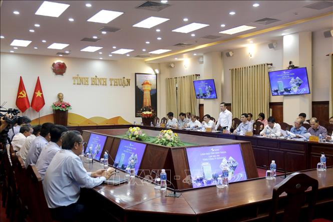 Quang cảnh buổi làm việc. Ảnh: Nguyễn Thanh - TTXVN