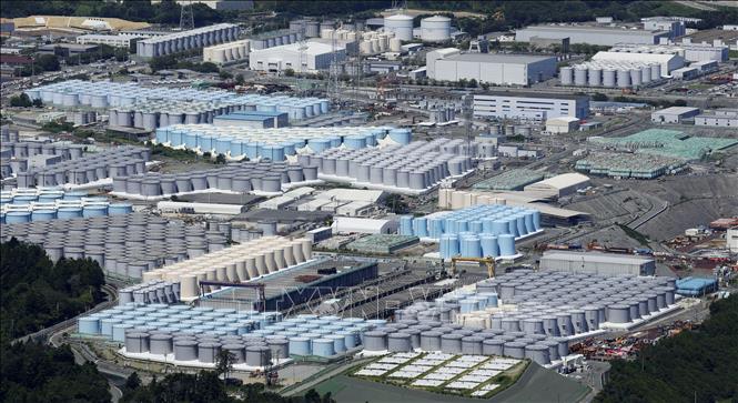 Nhà máy điện hạt nhân Fukushima Daiichi tại tỉnh Fukushima, Nhật Bản. Ảnh: Kyodo/TTXVN