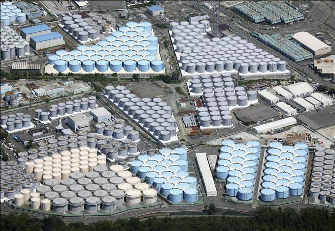 Nhà máy điện hạt nhân Fukushima Daiichi tại tỉnh Fukushima, Nhật Bản. Ảnh: Kyodo/TTXVN
