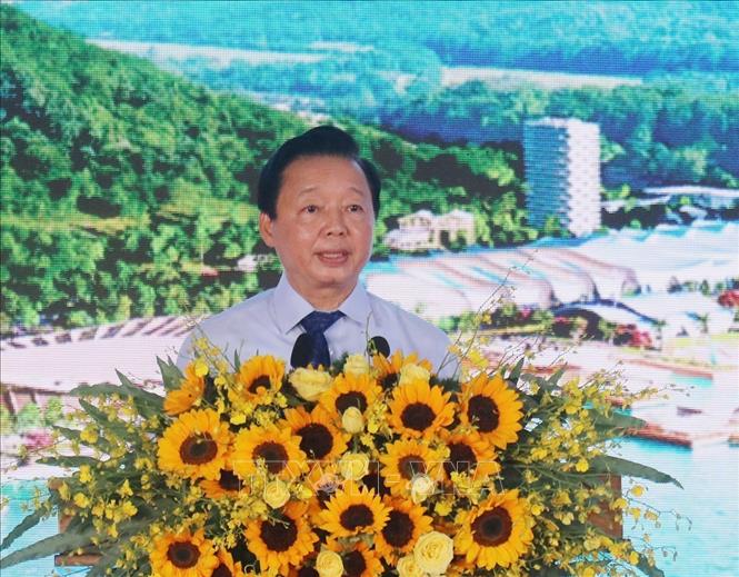 Phó Thủ tướng Trần Hồng Hà phát biểu tại Lễ phát động chuẩn bị Tuần lễ cấp cao APEC - 2027. Ảnh: Lê Huy Hải - TTXVN