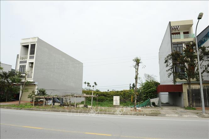 Khu đất NU9 xã Liên Phương, thành phố Hưng Yên (Hưng Yên) tăng giá từng ngày. Ảnh Mạnh Khánh-TTXVN