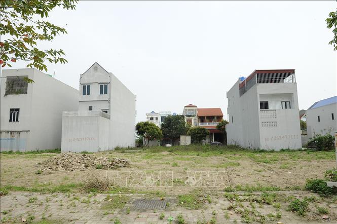 Khu đất NU9 xã Liên Phương, thành phố Hưng Yên (Hưng Yên) tăng giá từng ngày. Ảnh Mạnh Khánh-TTXVN