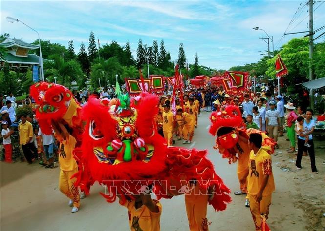  Lễ hội Vía Bà Chúa Xứ núi Sam của Việt Nam. Ảnh: TTXVN phát  