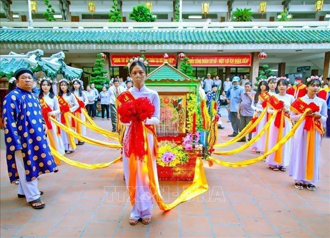 Lễ hội Vía Bà Chúa Xứ núi Sam của Việt Nam. Ảnh: TTXVN phát  
