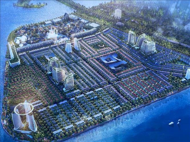 Phối cảnh dự án sau khi hoàn thiện. Ảnh: Quốc Dũng - TTXVN