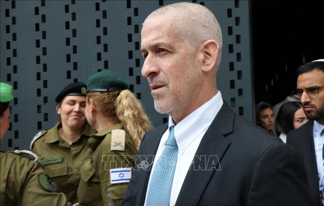 Giám đốc Cơ quan an ninh Israel (Shin Bet), ông Ronen Bar tới dự lễ nhân Ngày tưởng niệm các binh sĩ hy sinh, tại Jerusalem, ngày 13/5/2025. Ảnh: REUTERS/TTXVN