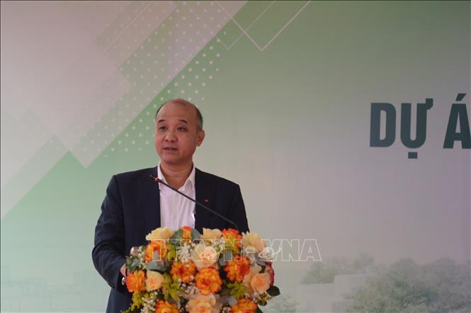 Ông Lê Quang Nam, Phó Chủ tịch UBND thành phố Đà Nẵng, phát biểu. Ảnh: Văn Dũng-TTXVN