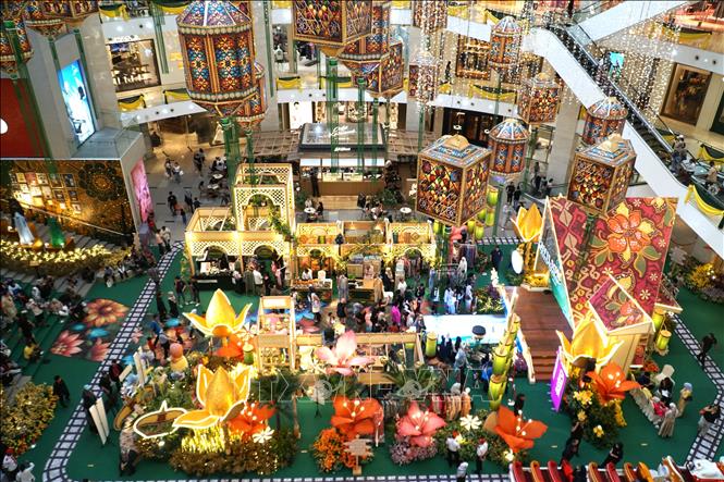 Khu trung tâm tại đại siêu thị Pavilion nhìn từ trên cao. Ảnh: Hằng Linh-PV TTXVN tại Kuala Lumpur