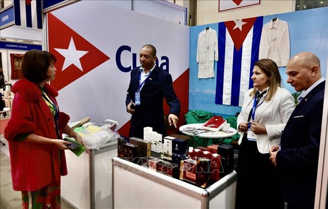 Cuban booth at the Vietnam Expo 2025. VNA Photo: Trần Việt