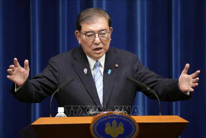 Ngày 3/4/2025, Thủ tướng Nhật Bản Shigeru Ishiba bày tỏ 