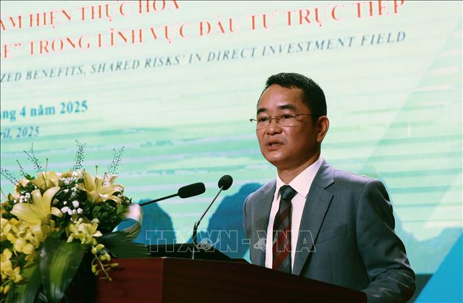 Ông Vũ Hoài Nam, Tổng Biên tập Báo Pháp luật Việt Nam phát biểu. Ảnh: Đức Hiếu - TTXVN