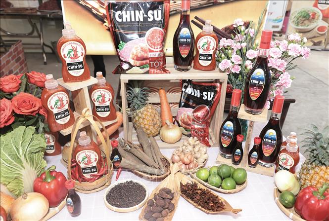 Những gia vị không thể thiếu khi làm phở. Ảnh: Trần Việt - TTXVN 