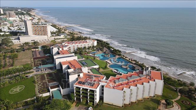 Những dự án du lịch hiện đại đang thay đổi mạnh mẽ diện mạo huyện Xuyên Mộc. Ảnh: Đoàn Mạnh Dương-TTXVN