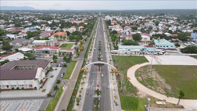 Góc trung tâm huyện Xuyên Mộc. Ảnh: Đoàn Mạnh Dương-TTXVN