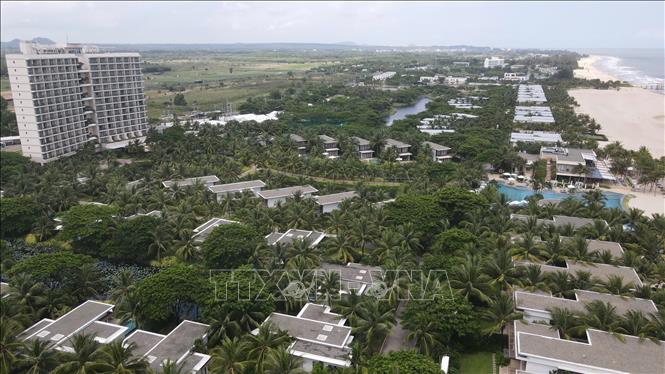 Những dự án du lịch hiện đại đang thay đổi mạnh mẽ diện mạo huyện Xuyên Mộc. Ảnh: Đoàn Mạnh Dương-TTXVN