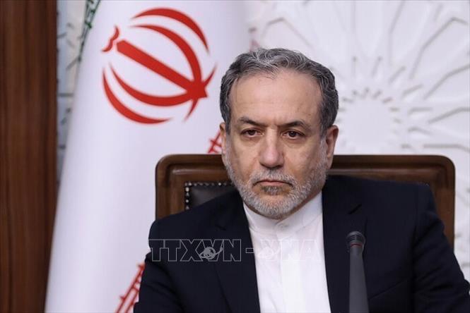 Ngoại trưởng Iran Abbas Araqchi phát biểu tại Tehran. Ảnh: IRNA/TTXVN