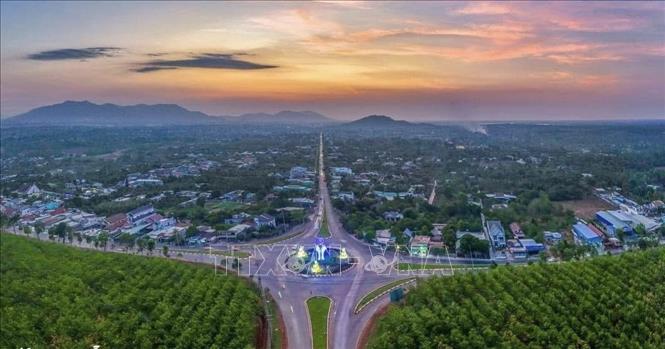 Huyện Châu Đức (Bà Rịa-Vũng Tàu) hôm nay. Ảnh: TTXVN phát