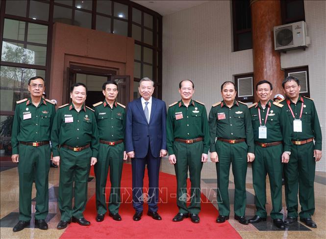 Tổng Bí thư Tô Lâm và các đại biểu.Ảnh: Thống Nhất- TTXVN