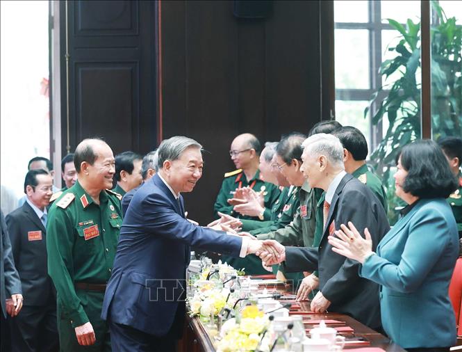 Tổng Bí thư Tô Lâm và các đại biểu.Ảnh: Thống Nhất- TTXVN