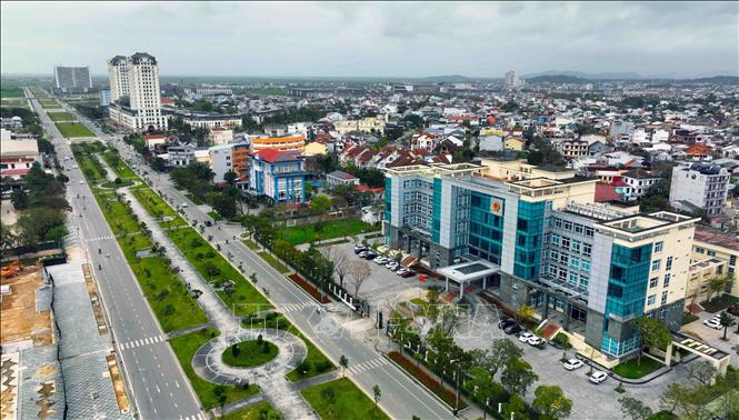 Khu hành chính quận Thuận Hoá, thành phố Huế. Ảnh: Vũ Sinh - TTXVN