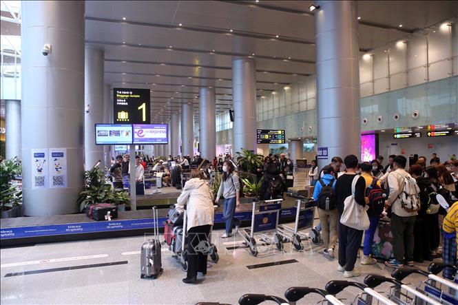 Một góc khu vực ga đến với các thiết bị hiện đại sẵn sàng phục vụ hành khách tại Sân bay quốc tế Đà Nẵng. Ảnh: Trần Lê Lâm - TTXVN