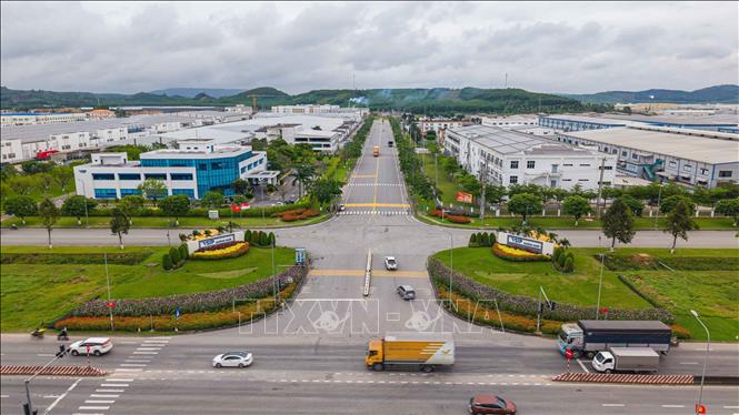 A view of the Vietnam-Singapore IP in the central province of Quang Ngai. VNA Photo