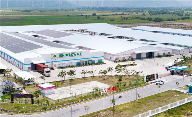 Huyện Thuận Bắc thu hút mạnh các doanh nghiệp trong và ngoài nước đến đầu tư. Ảnh: Công Thử - TTXVN
