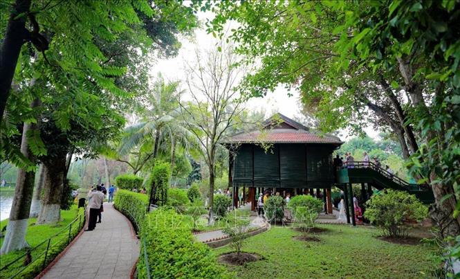 The area hosts trees personally planted and cared for by President Ho Chi Minh, as well as gifts from domestic and international friends, such as star apples and bald cypress trees. VNA Photo: Thanh Tùng