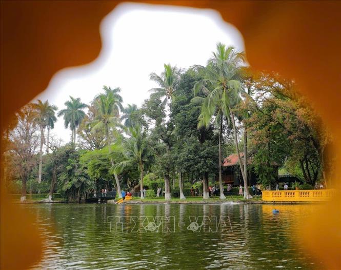 The site features a lush, eco-friendly landscape, home to various fruit trees, ornamental plants, shade trees, and timber trees. VNA Photo: Thanh Tùng