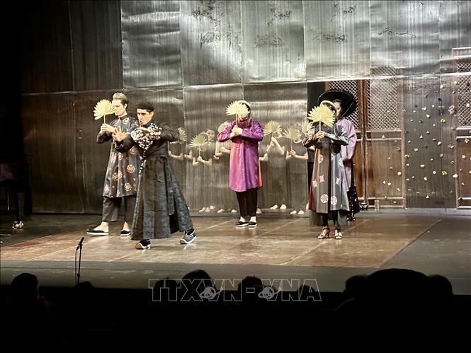 A scene from the play 