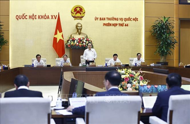 Chủ tịch Quốc hội Trần Thanh Mẫn phát biểu khai mạc Phiên họp. Ảnh: Doãn Tấn - TTXVN
