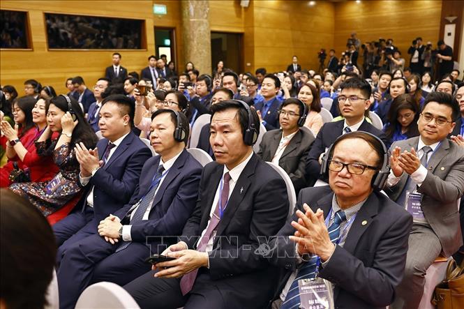 Các đại biểu tham dự Liên hoan giao lưu hữu nghị nhân dân Việt Nam – Trung Quốc. Ảnh: Doãn Tấn - TTXVN