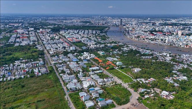 Một góc quận Cái Răng, thành phố Cần Thơ. Ảnh: Thanh Liêm - TTXVN