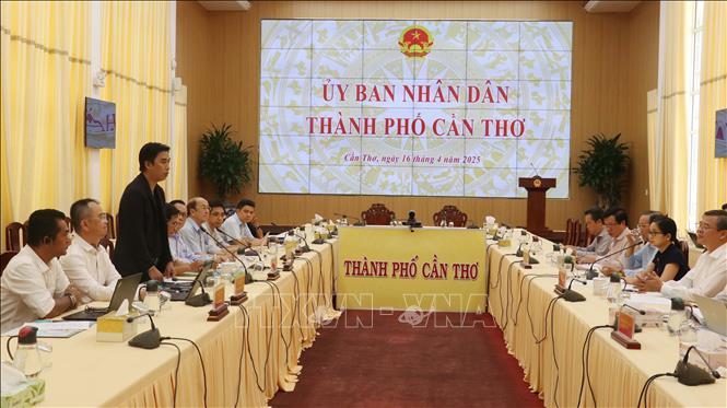 Quang cảnh buổi làm việc. Ảnh: Ngọc Thiện - TTXVN

