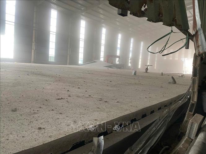 Hiện trường nơi xảy ra vụ tai nạn. Ảnh: TTXVN phát
