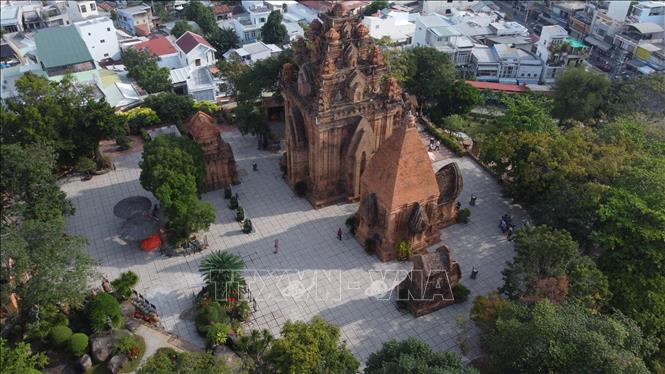 Tháp Bà Ponagar ở thành phố Nha Trang, Khánh Hoà. Ảnh: Ảnh: TTXVN phát
