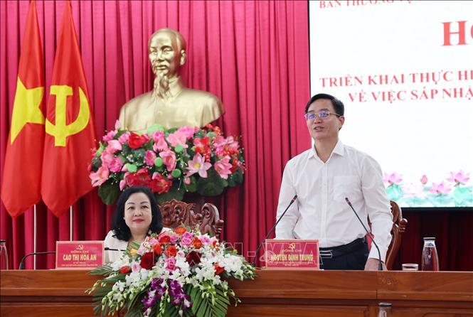 Bí thư Tỉnh ủy Đắk Lắk Nguyễn Đình Trung phát biểu kết luận tại hội nghị. Ảnh: Hoài Thu – TTXVN