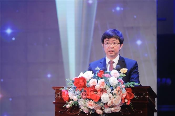 Thứ trưởng Bộ Khoa học và Công nghệ Bùi Hoàng Phương phát biểu. Ảnh: Minh Quyết - TTXVN