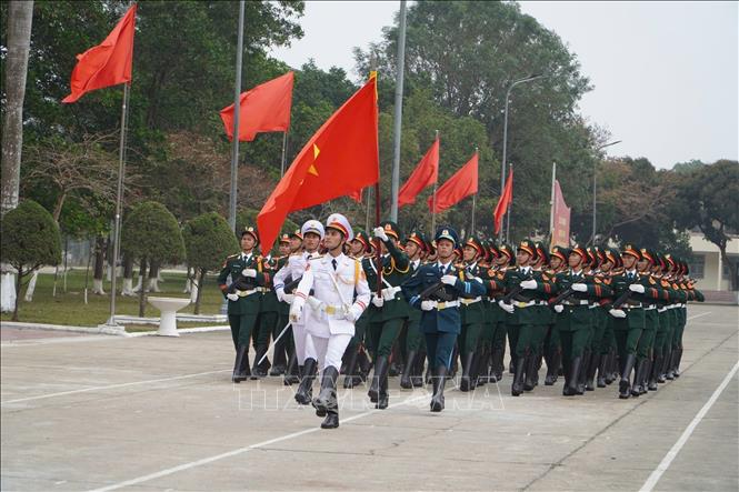 The servicemen are in intensive training for the parade. VNA/Photo by courtesy